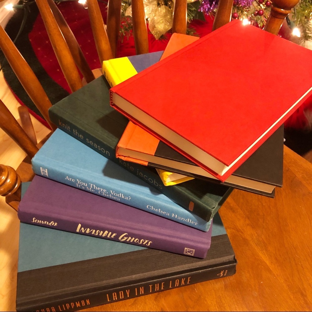🌈 Rainbow 7 Hardcover Book Set Decor Home - Picture 4 of 4